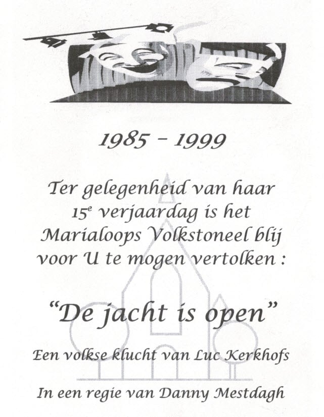 Affiche De jacht is open