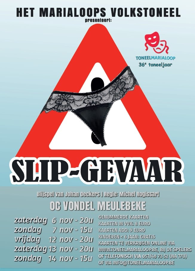 Affiche Slip-gevaar