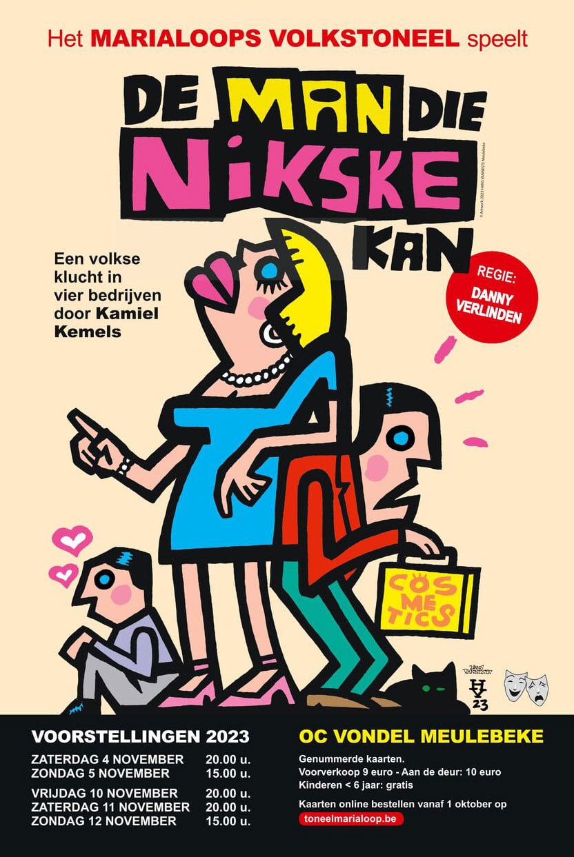 Affiche De man die nikske kan